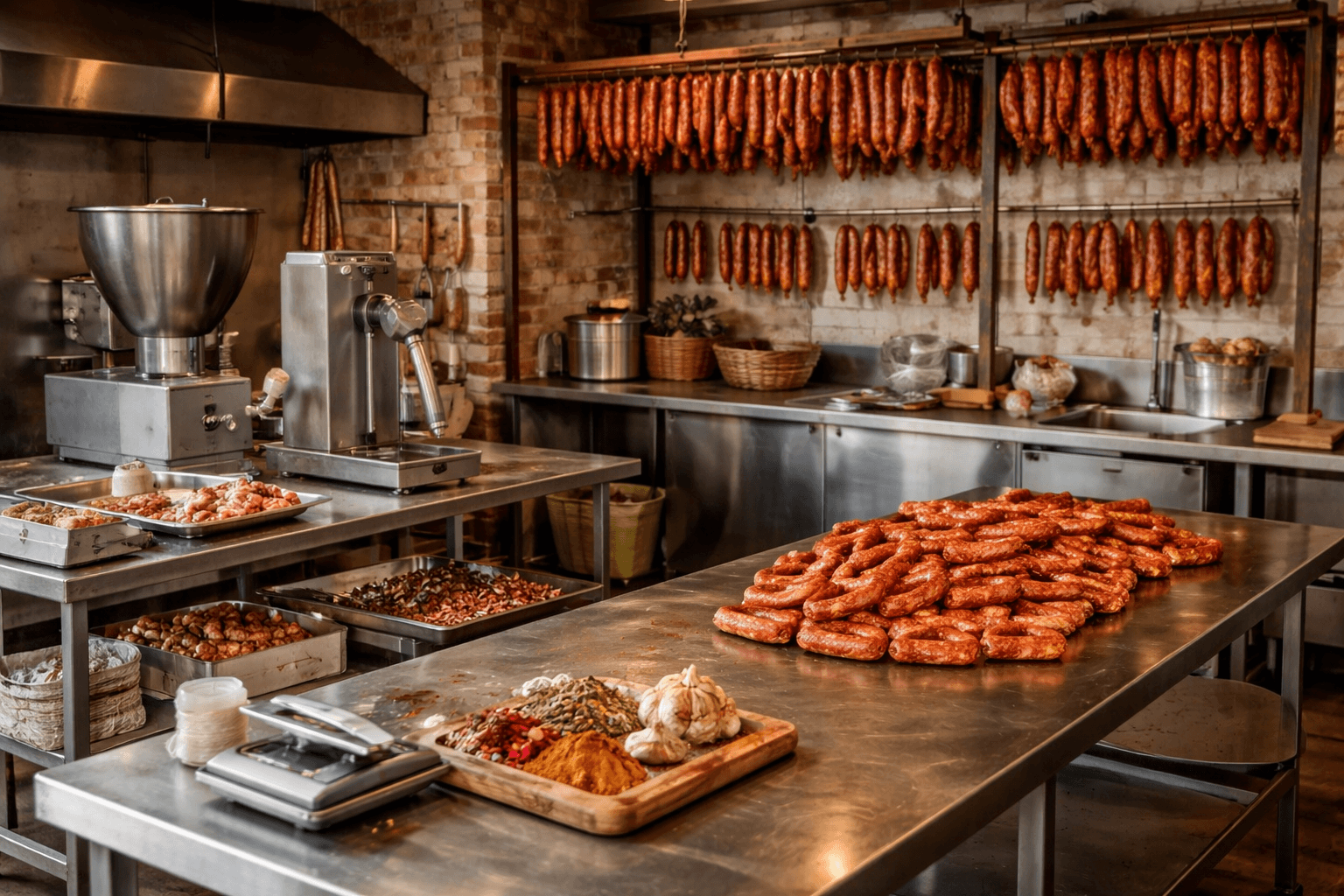 Instalaciones internas del taller Q' Chorizos